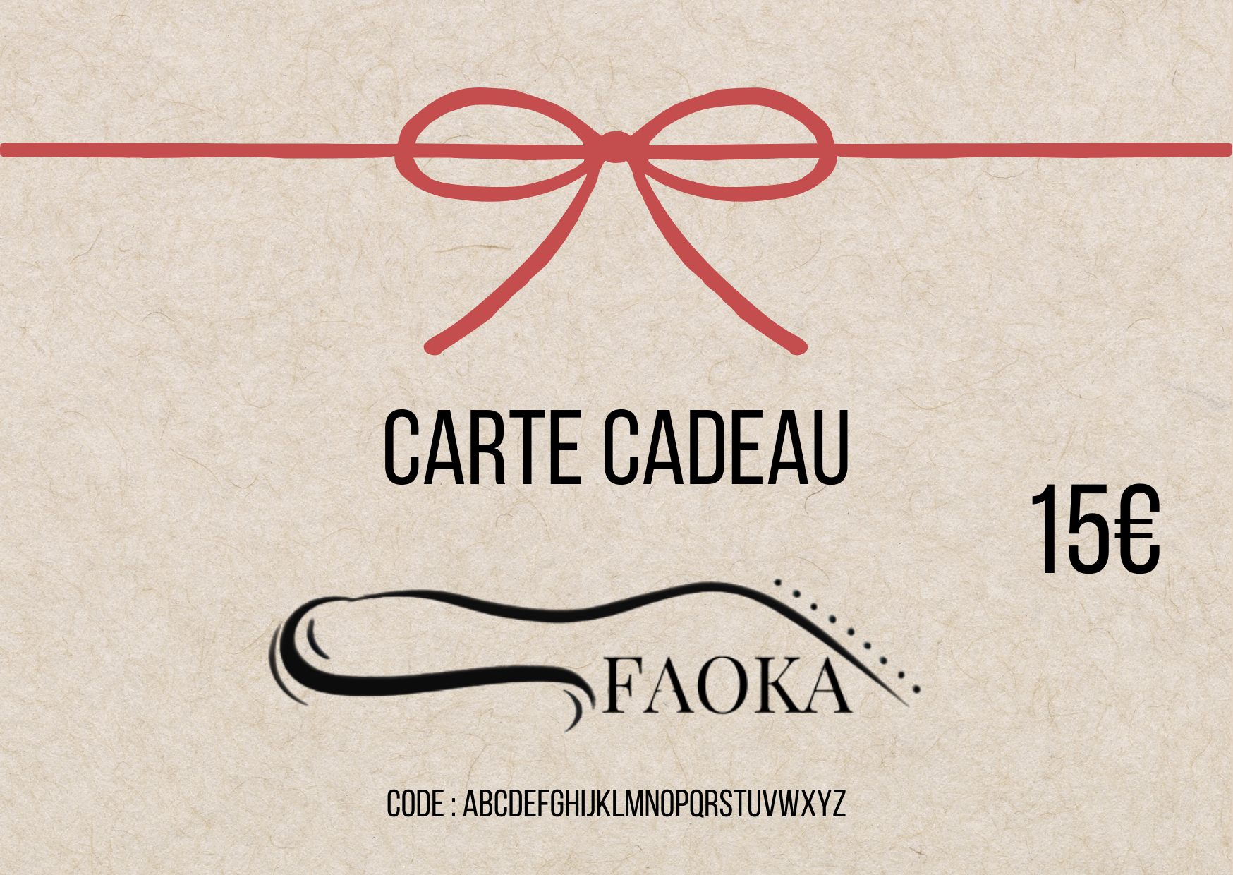 Carte cadeau