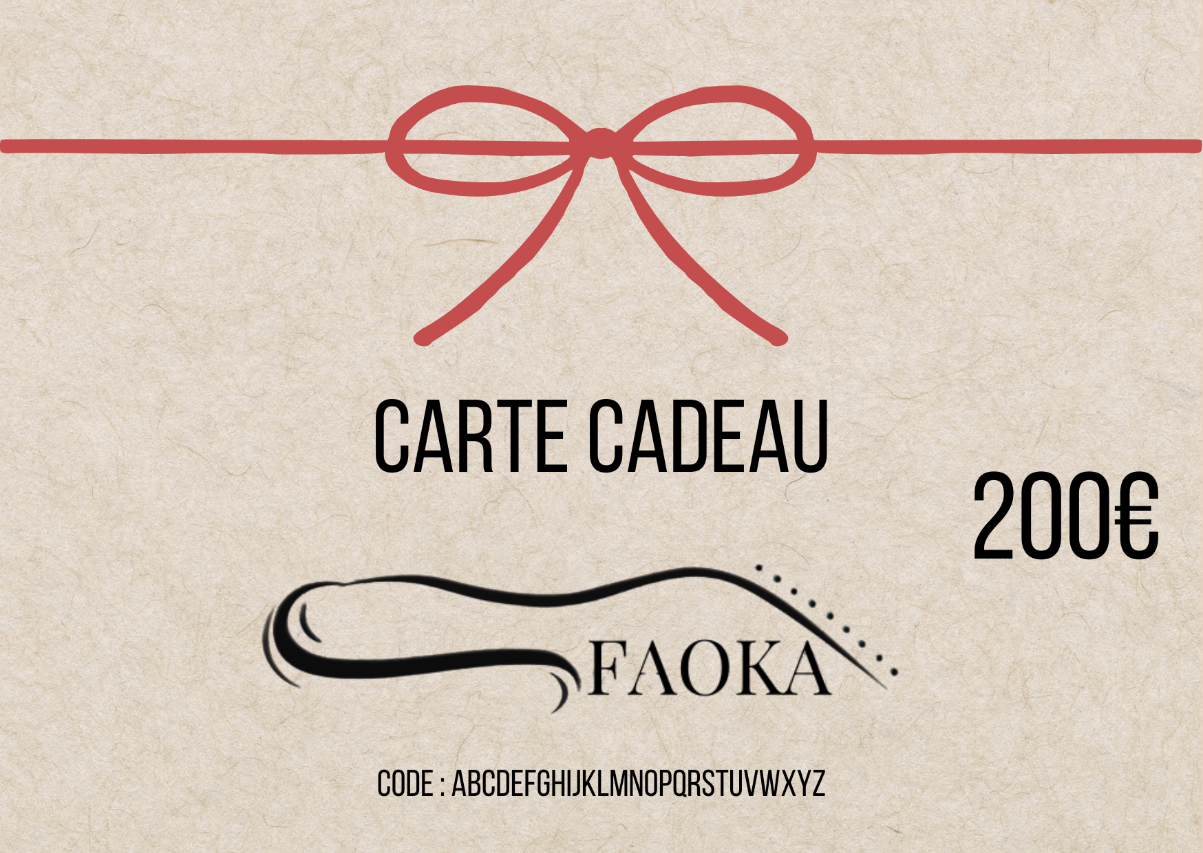 Carte cadeau
